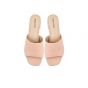 แตะหนังส้นสูง รุ่น P2789 สีพีช